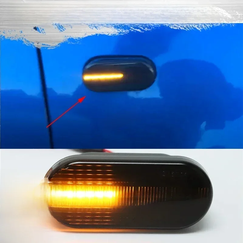 1 paire de clignotants dynamiques Led, feu de position latéral pour SEAT Ibiza 6L Cordoba Toledo Leon MK1 MK2 Octavia