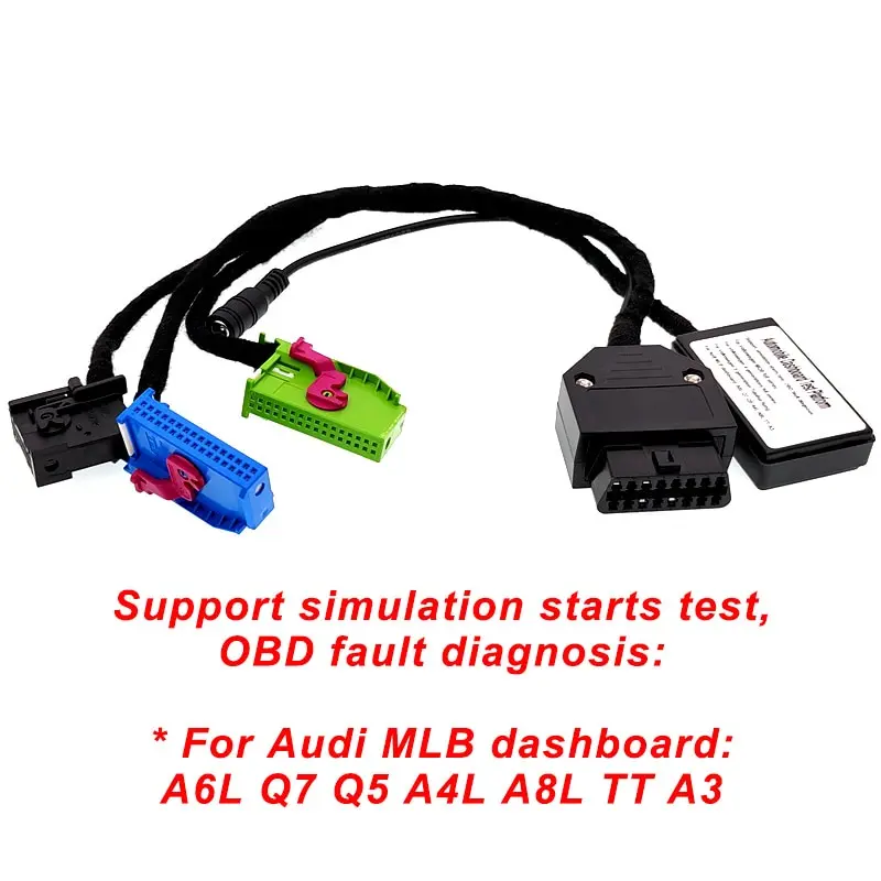 Kit de câbles de tableau de bord de plate-forme de Test de groupe MQB MLB de voiture pour VAG pour V-W série MQB pour A6 A8 A4 Q7 Q5 MLB Instrument de mise sous tension de voiture