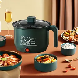 Mini Hot Pot Nonstick Noodles Cooker Electric Skillet for Eggs Cooking Pasta