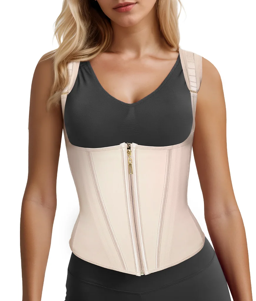 مدرب خصر من اللاتكس للنساء، حزام فاجا كولومبي، ملابس داخلية على شكل الساعة الرملية، حزام رياضي للتحكم في البطن #5