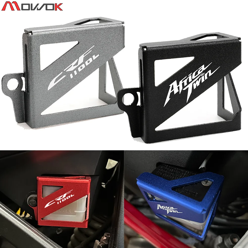 For Honda Africa Twin CRF1100L Adventure Sports 2019-2023 Motorcycle Rear Brake Fluid Reservoir Cover Cup Protection Guard