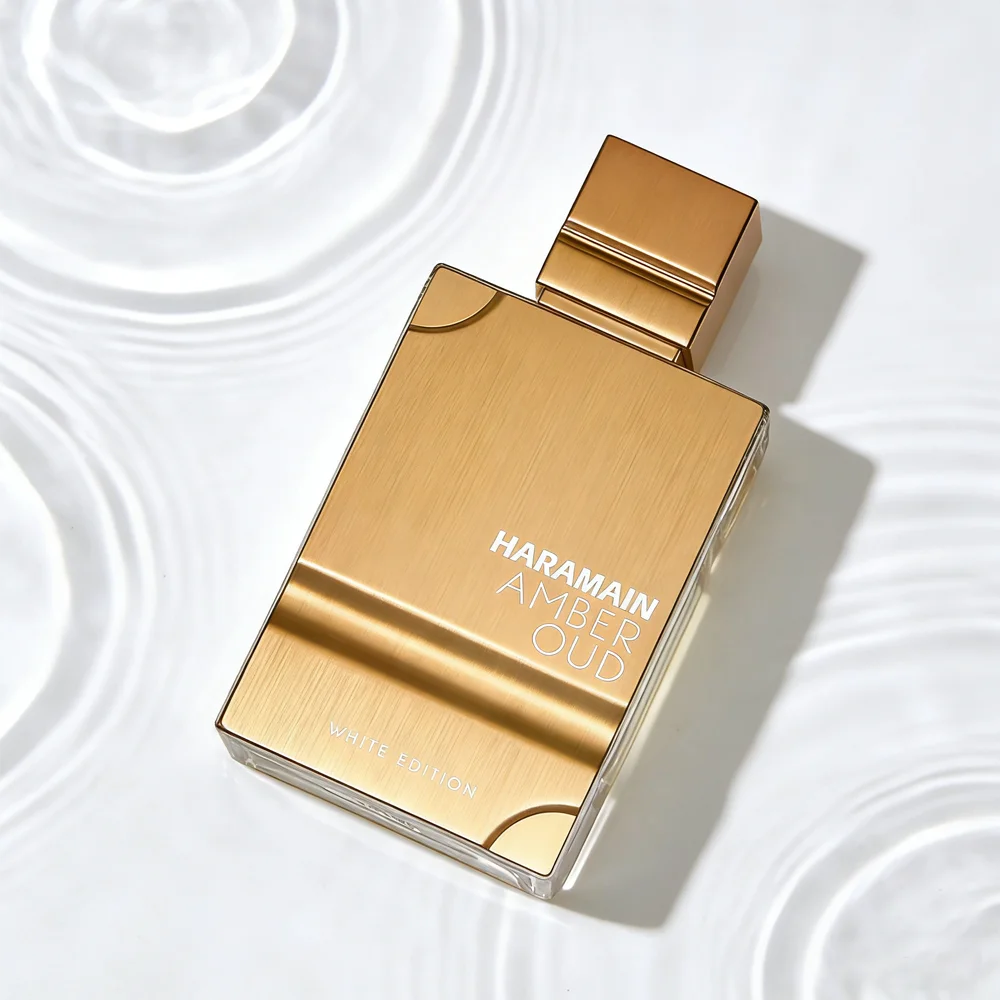Haramain Style Amber Oud White Edition، كولونيا فاخرة تدوم طويلاً للرجال والنساء، شحن سريع Eau De Parfum