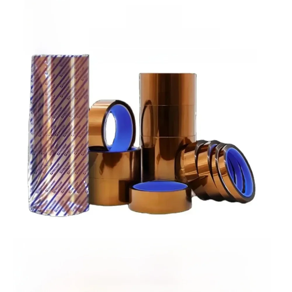 Outil d'isolement de réparation de ruban de degré de haute température, autocollant polyimide, carte de téléphone, protection de batterie de soudage rond, mécanicien, 400 ℃