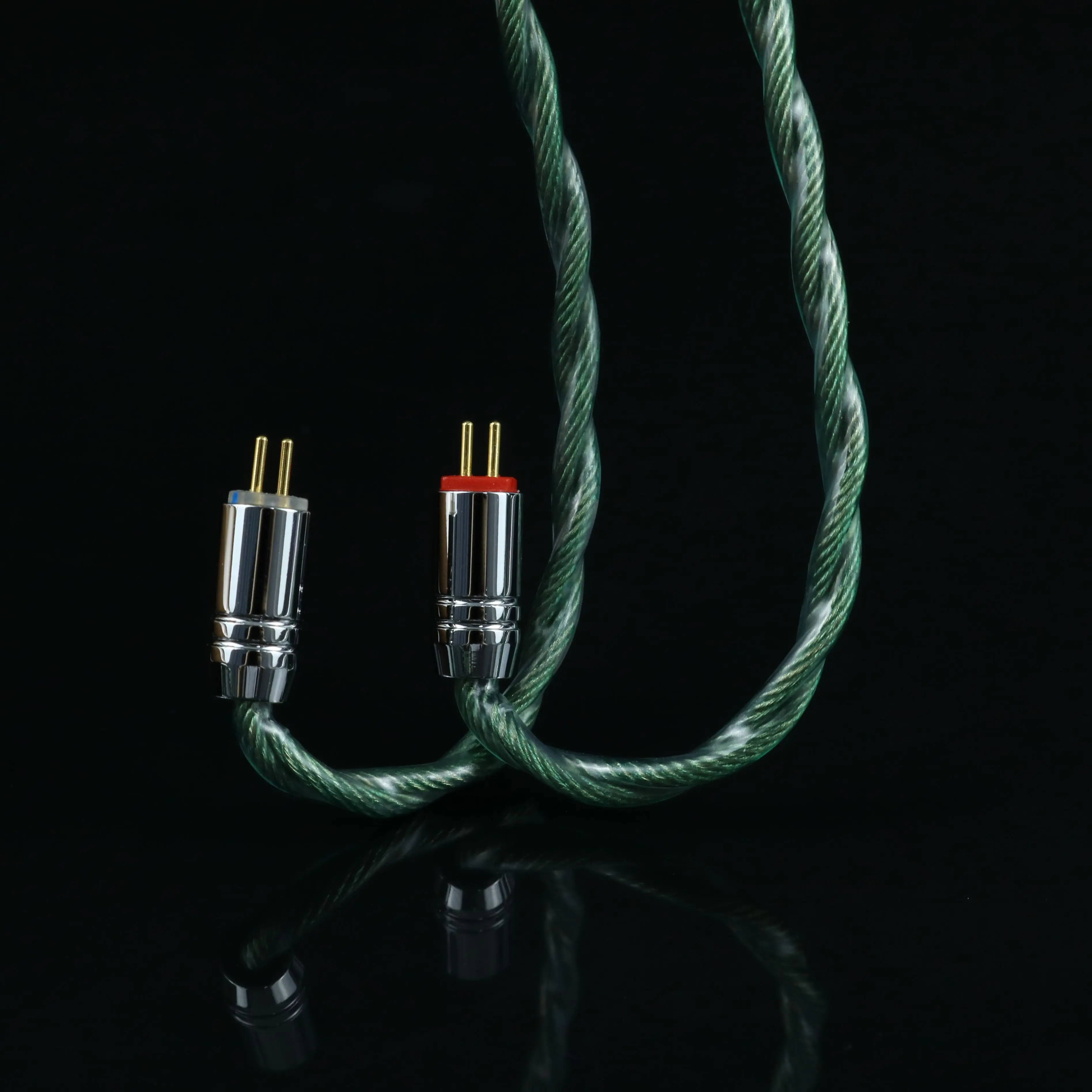 XINHS Summer Elves 7N Single Crystal Kupfer HiFi-Kopfhörer-Upgrade-Kabel, geeignet für 0,78 mm QDC für M5 Olina Fudu DZ4 Quintet F1 Pro – Detail 3