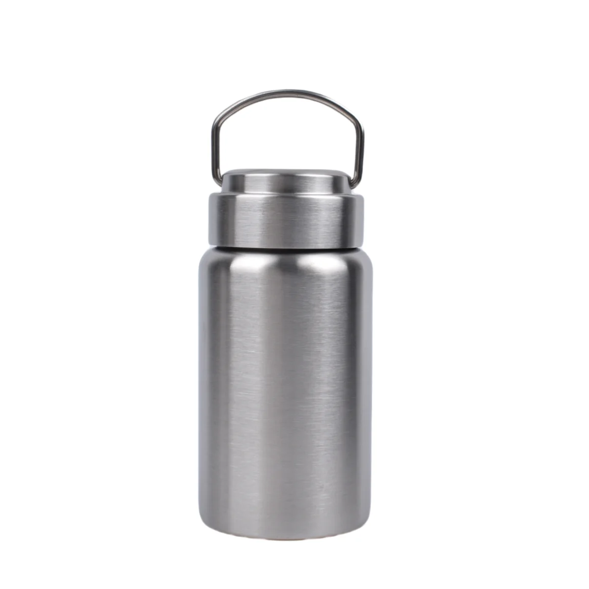 AliExpress NONE 450-1500ml Stainless Steel Water Bottle Single Wall Large Capacity Big Mouth Metal Bottle with Lid Cycling Drinkware Sports