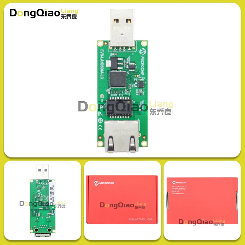For the EVB-LAN9500A-LC Microchip Development Board: LAN9500A Ethernet Controller Evaluation Module