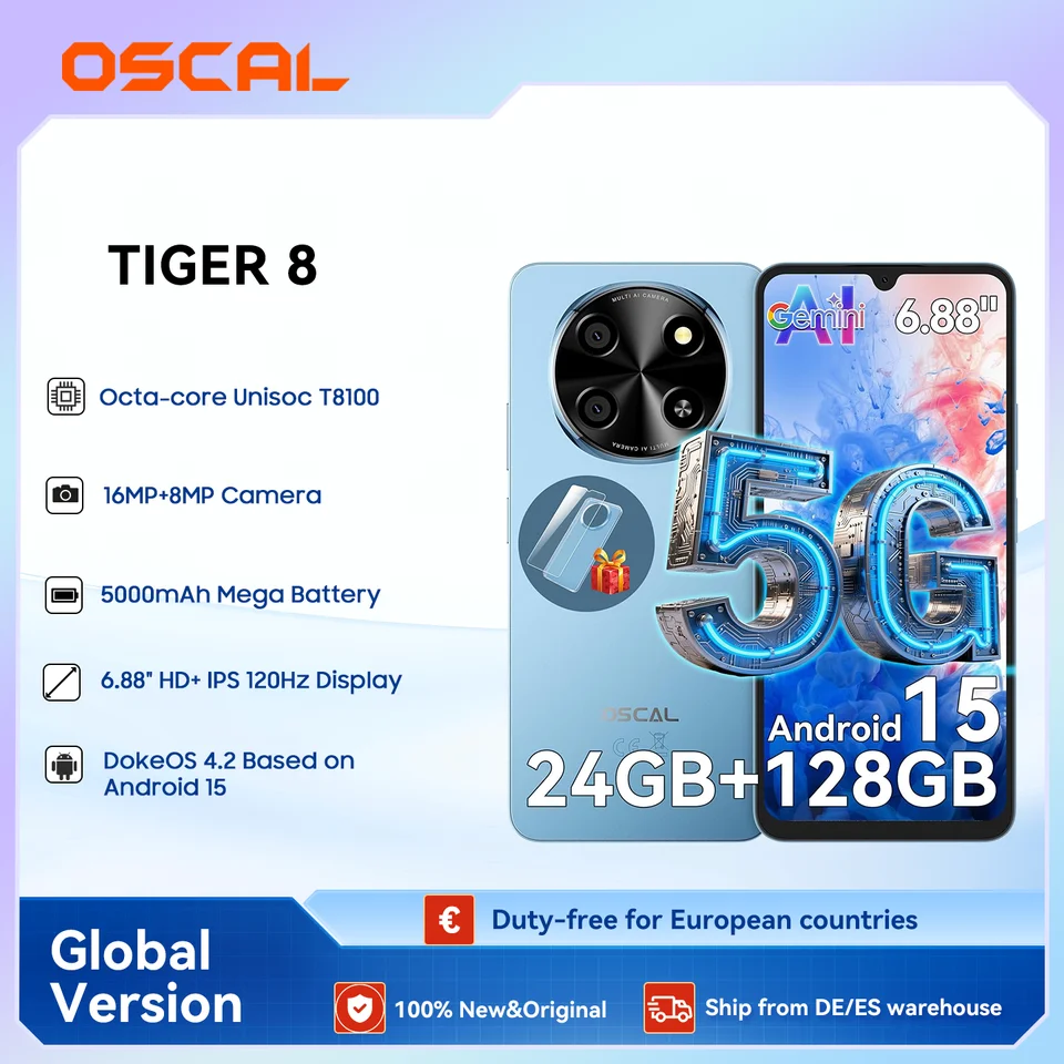 Blackview OSCAL TIGER 8 5G AI Smartphone 6.88