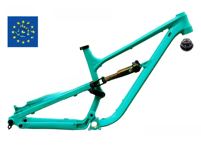 AliExpress Aluminum Alloy Soft Tail Frame for Bike, Full Suspension Enduro, 29/27.5 er, DH, XC, AM, MTB Boost, 148mm, 4 Links, DPD