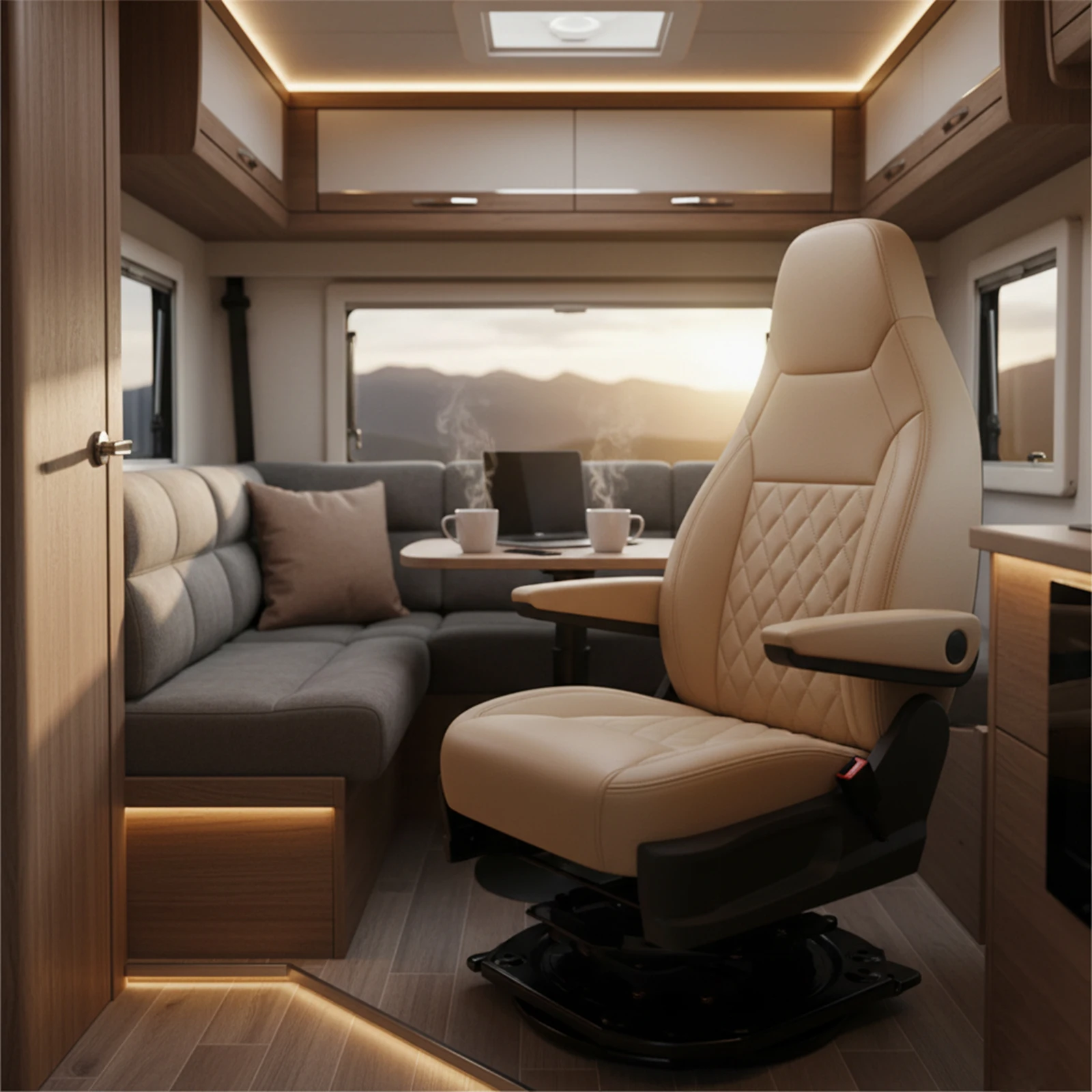 Seat Swivel Base Heavy Duty Seat Swivel Base,360 Degree Rotatable for Van Motorhome Bus Engineering Modified Vehicles