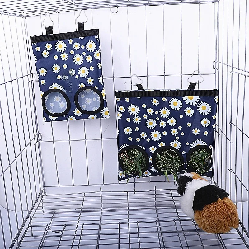 Sac d'alimentation suspendu pour herbes sèches, pour lapin, cochon d'inde, lapin, Chinchillas, Rats, sac de stockage des aliments pour petits animaux