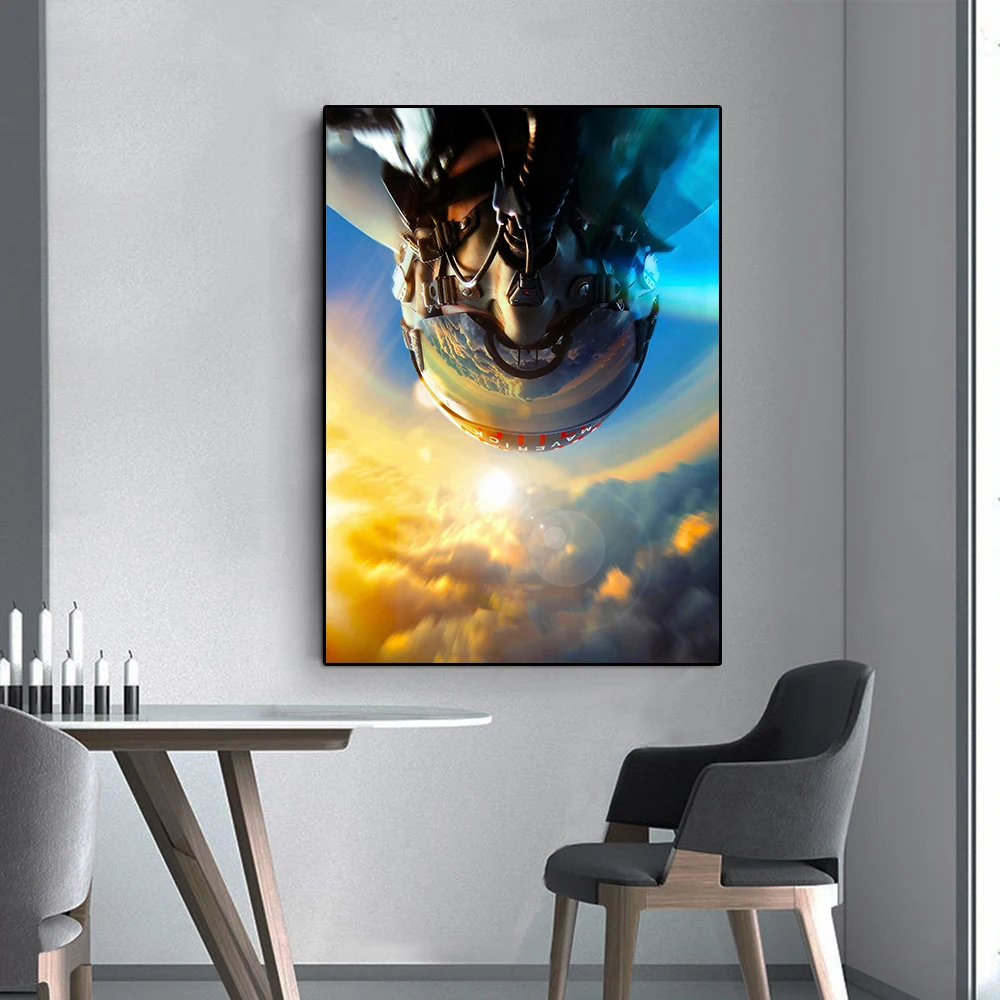 ديزني 2022 أفضل بندقية مافريك فيلم ملصق وطباعة ريترو عمل فيلم غطاء التوضيح حائط لوح رسم ديكور غرفة الفن #4