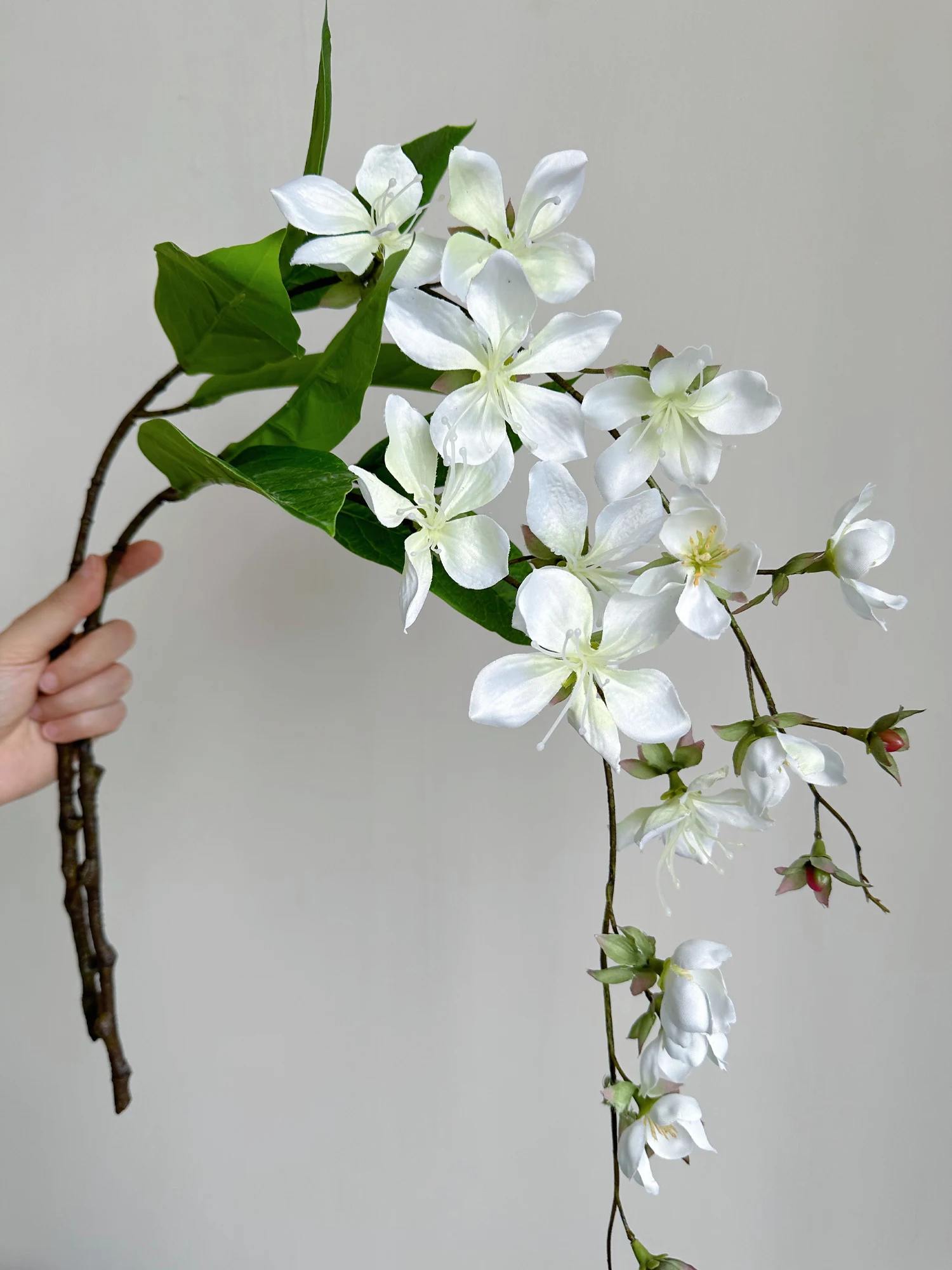 Jasmine Artificial Hanging Flowers Decorative Balcony Art Artificial Silk Flowers Like Real Hanging Decoration For Wedding