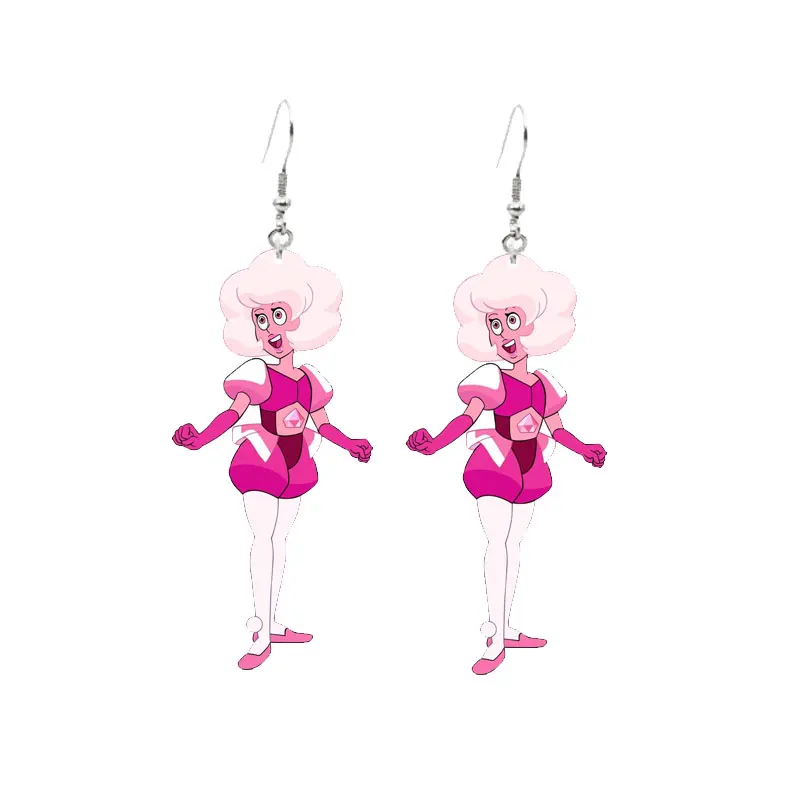 Steven Universe Earrings Cute Things Acrylic Steven Universe Garnet Amethyst Earrings Accessories For Girls Gifts