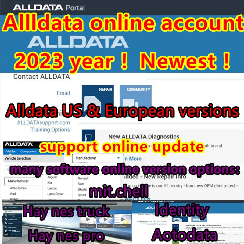 2023 alldata Online Account Software For Auto-data Auto Data auto repair alldata 2023 software alldata online software phone ok