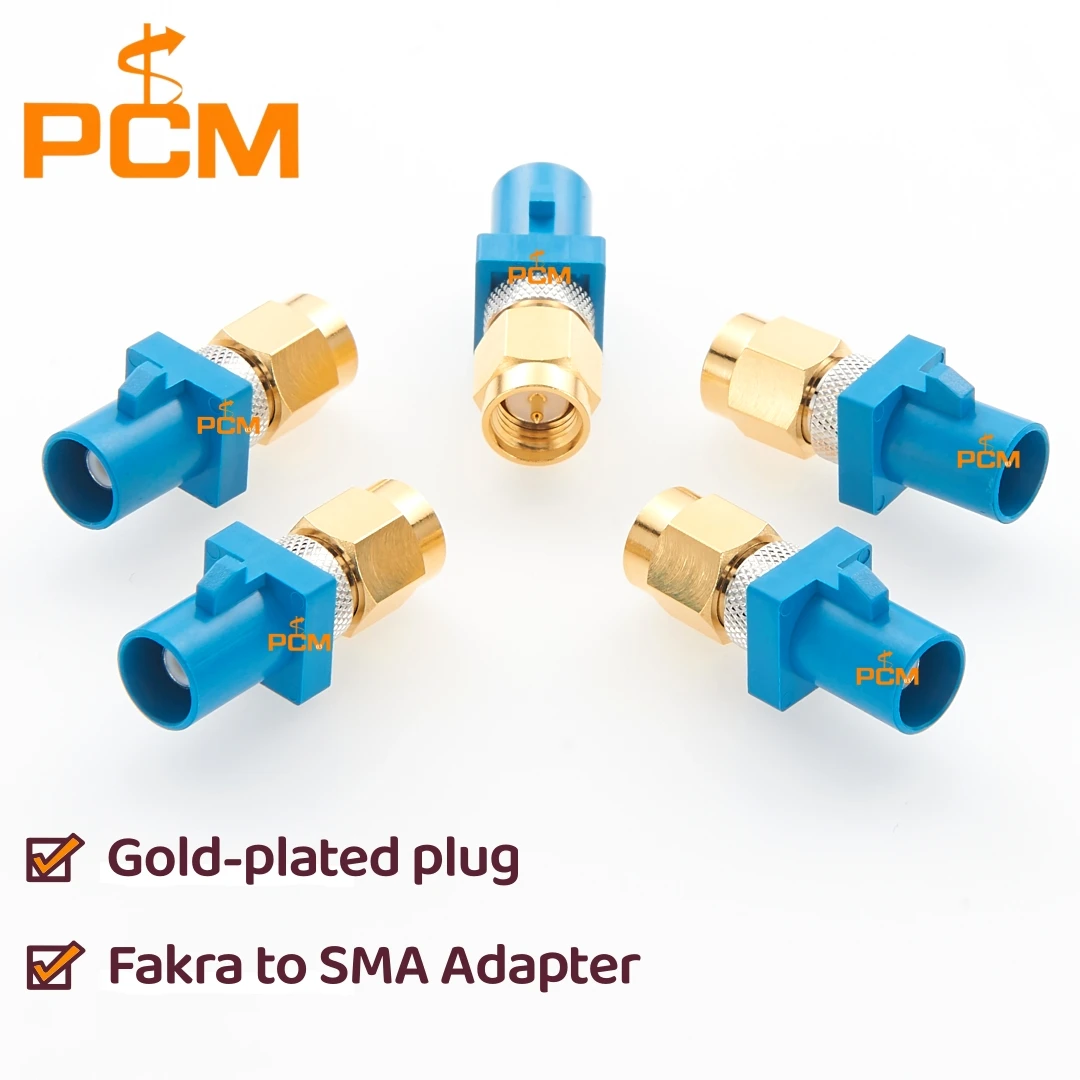 Fakra Z Male to SMA Plug Adapter Convertor Automotive GPS Antenna Connector Z-type Z code Universal 50Ω 4GHz RF signal Coaxial