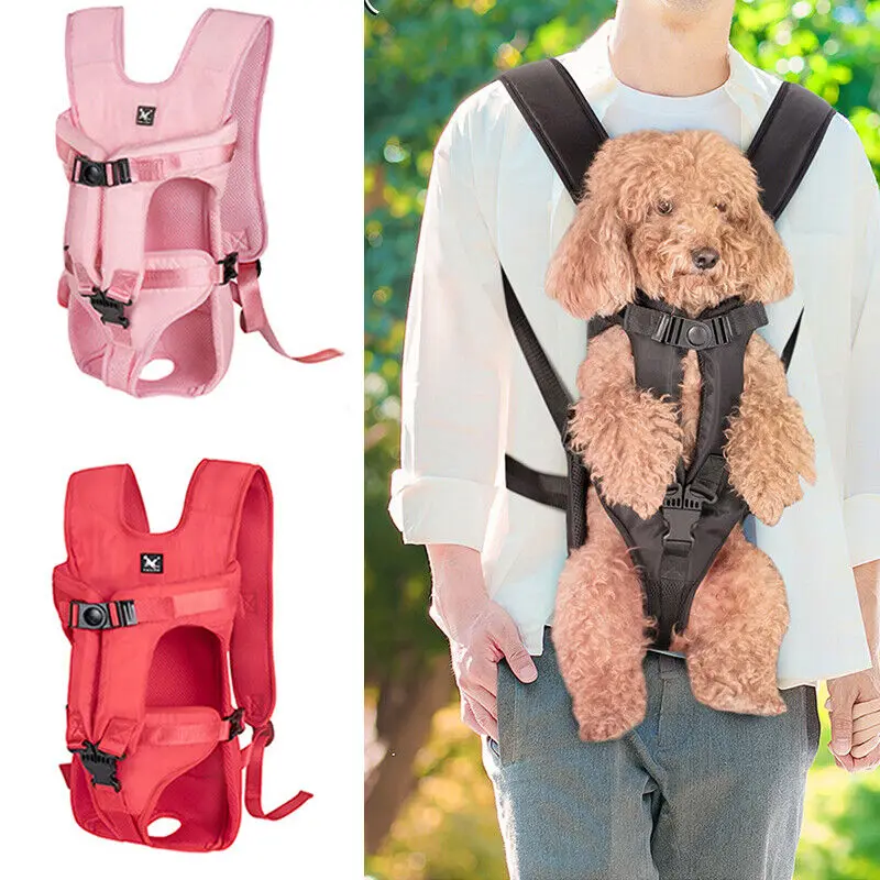 Mochila Pet Portátil para Cães e Gatos, Pet Carrier Bag, Portadores de ombro duplo