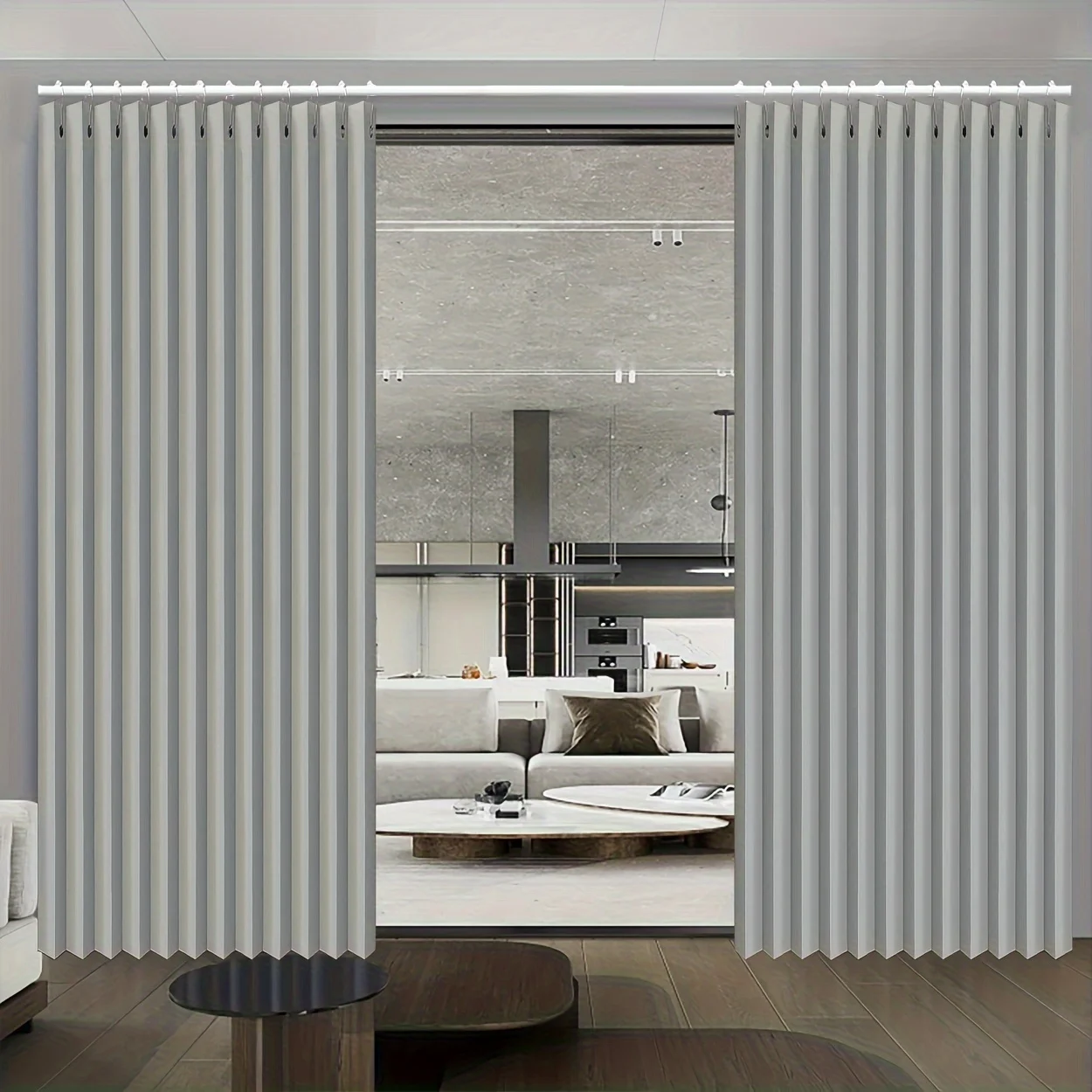 Immagine 4: Pannello Divisorio per Camera da Letto, Soggiorno e Armadio, Separatore per la Privacy per Appartamenti Monolocali e Loft