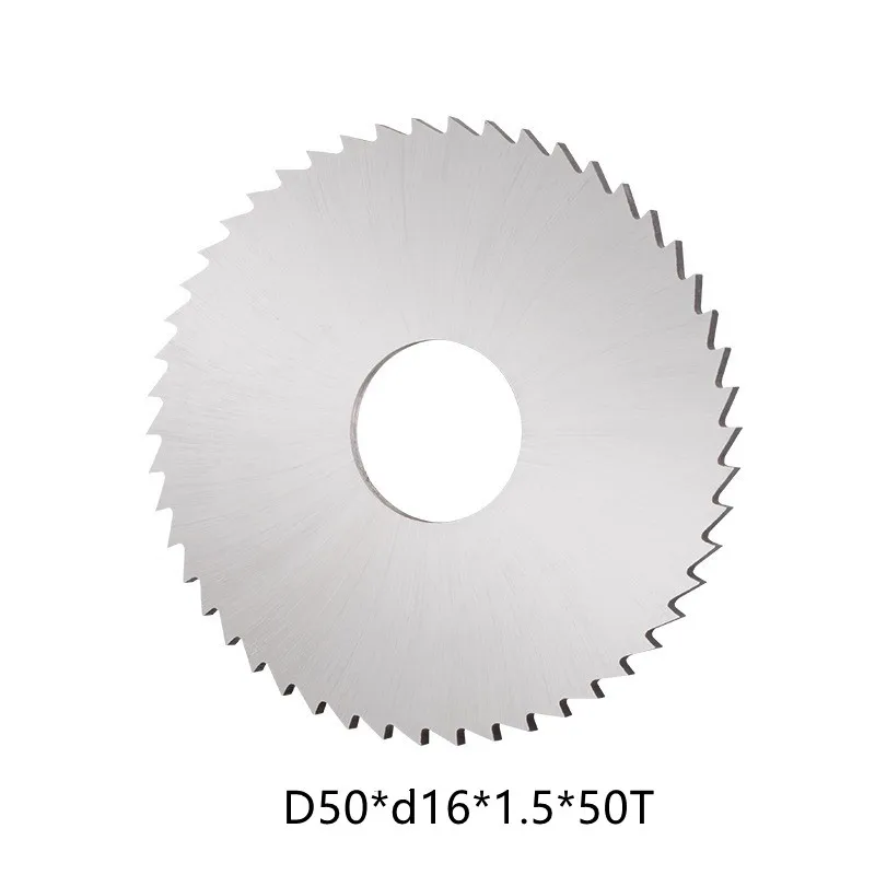 

3pcs 50mm*16mm*1.5mm*50T Solid Carbide Saw Blade Milling Cutter Import Material Processing Stainless steel