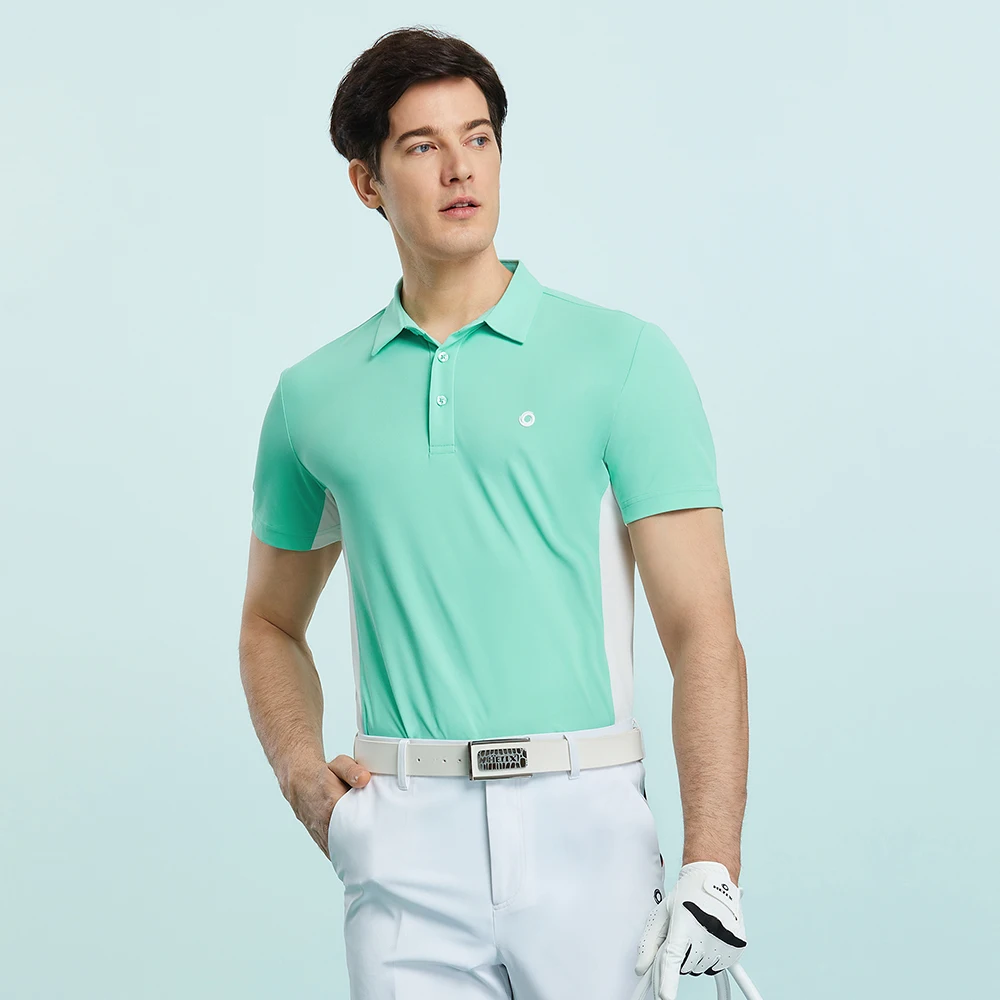 

HELIX Summer Casual T-shirts Mens Short Sleeve Polo Shirts Quick Dry Tee Sports Golf Pullover