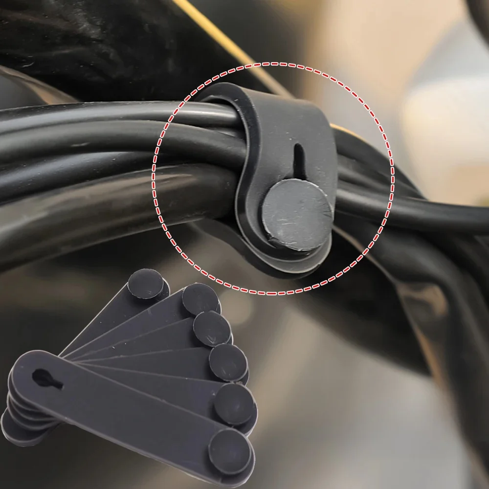 AliExpress NONE Motorcycle Rubber Bands for Frame Securing Cable Ties Wiring Harness Cables Accessories for Motobike Bike Car Exc Accessories