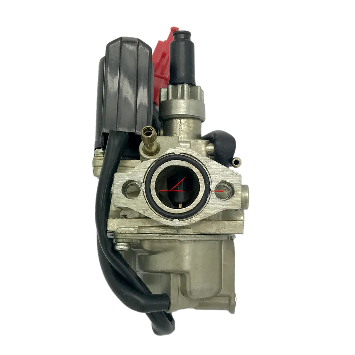 Gaźnik dla Peugeot Speedfight 1 2 AC LC Vivacity 50cc mit E-choke Tkr oparcia — zdjęcie 2