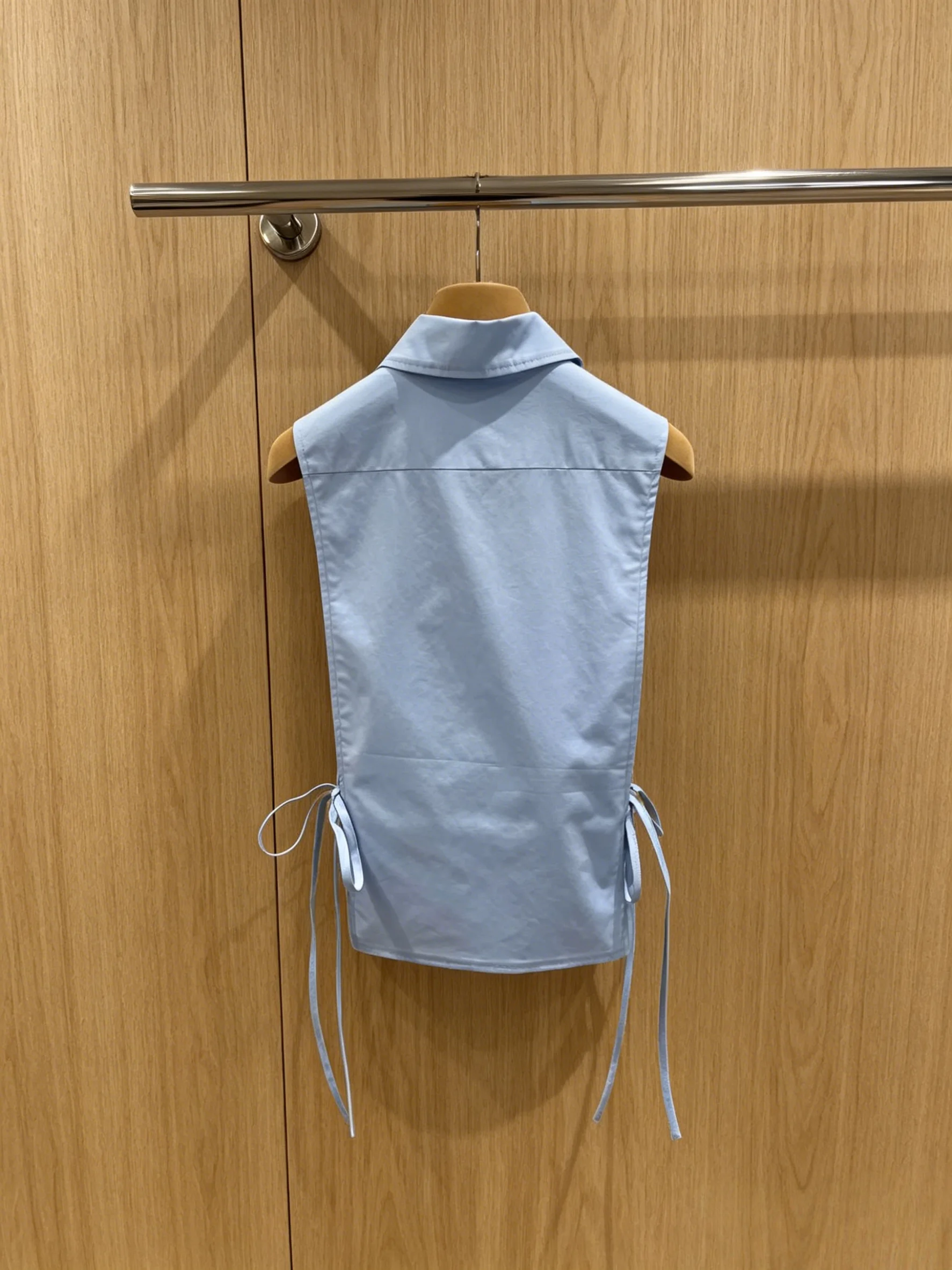 2026 New Style Womens Blue Vest Size 38 40 Fashion Style Code 003