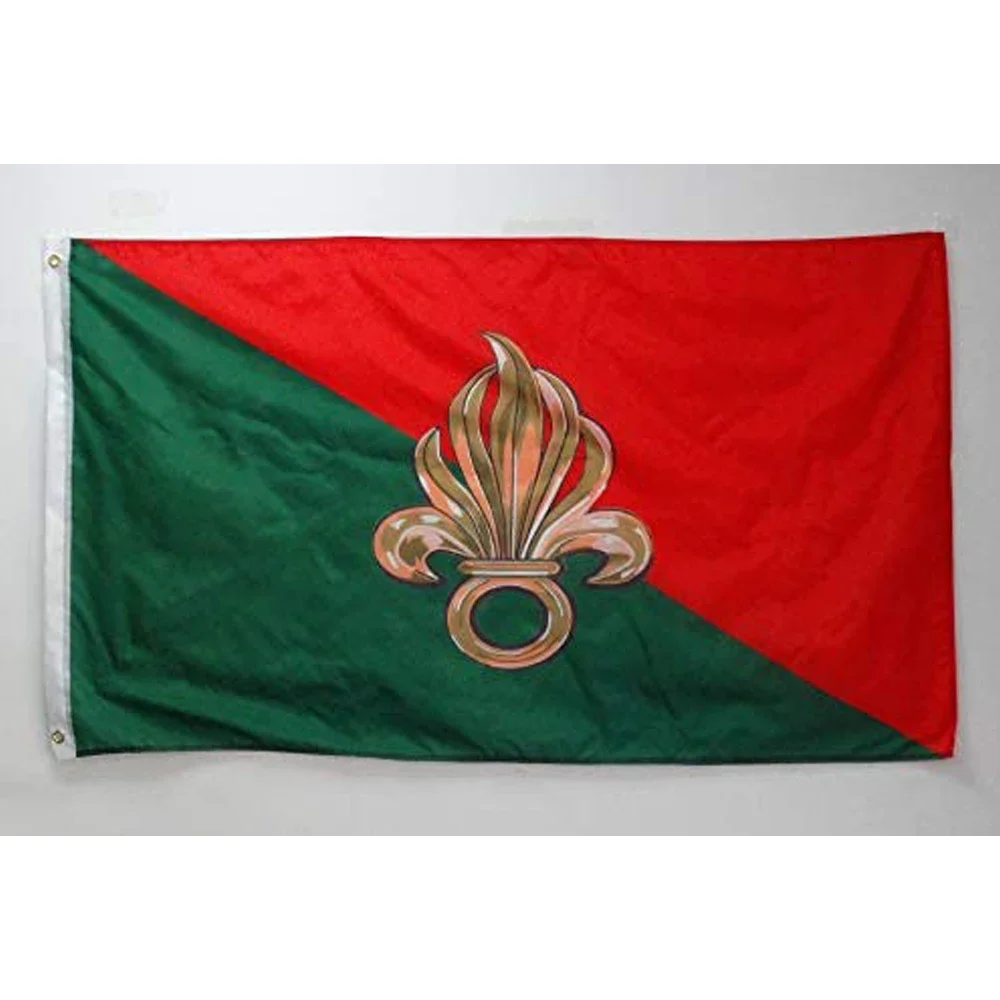 Drapeau de la Légion étrangère française 3x5 pi Drapeaux de l'armée de France