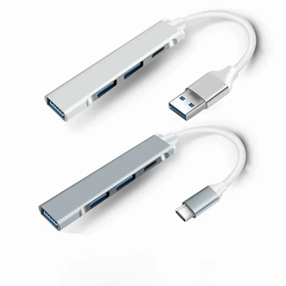 HUB USB 3.0 4 en 1, haute vitesse, OTG, 4 ports USB C, adaptateur multi-répartiteur pour Xiaomi Lenovo Macbook Pro, accessoires