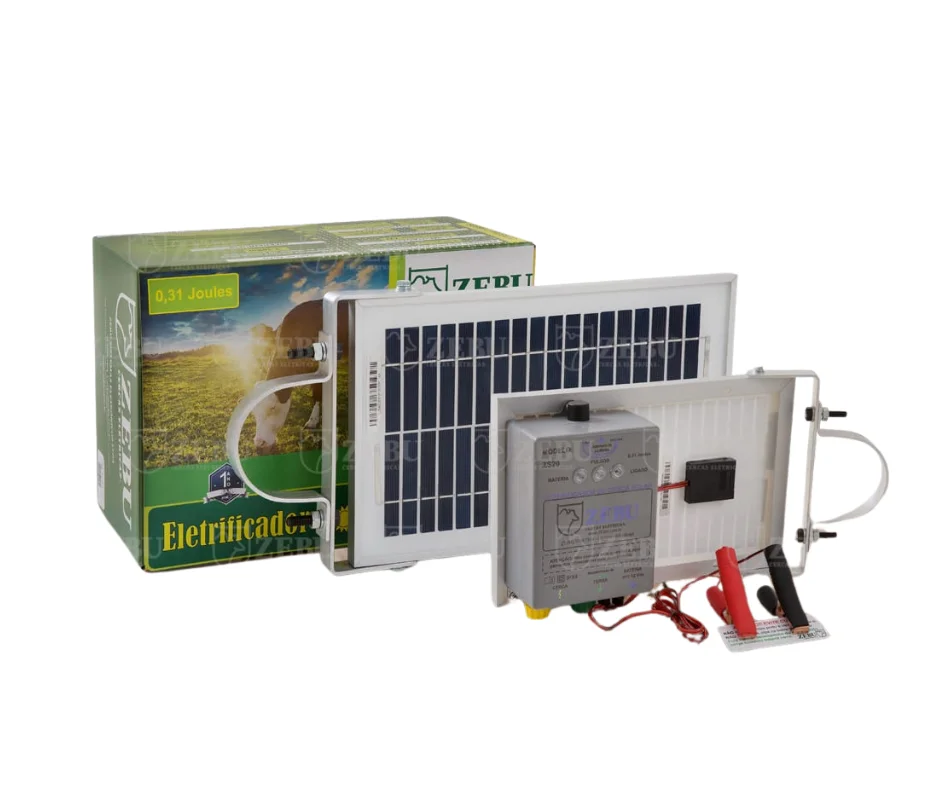 Zebu ZS20: A Solução Ideal para Fence Elétrico Rural com Alimentação Solar e Bateria de Alta Capacidade