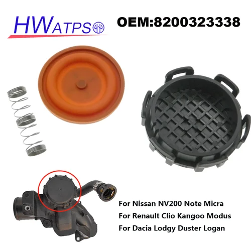 Para Nissan NV200 Note Micra Renault Clio Kangoo Dacia Lodgy plumero cubierta separador de ventilación de aceite de motor 8200323338 144607633 R.