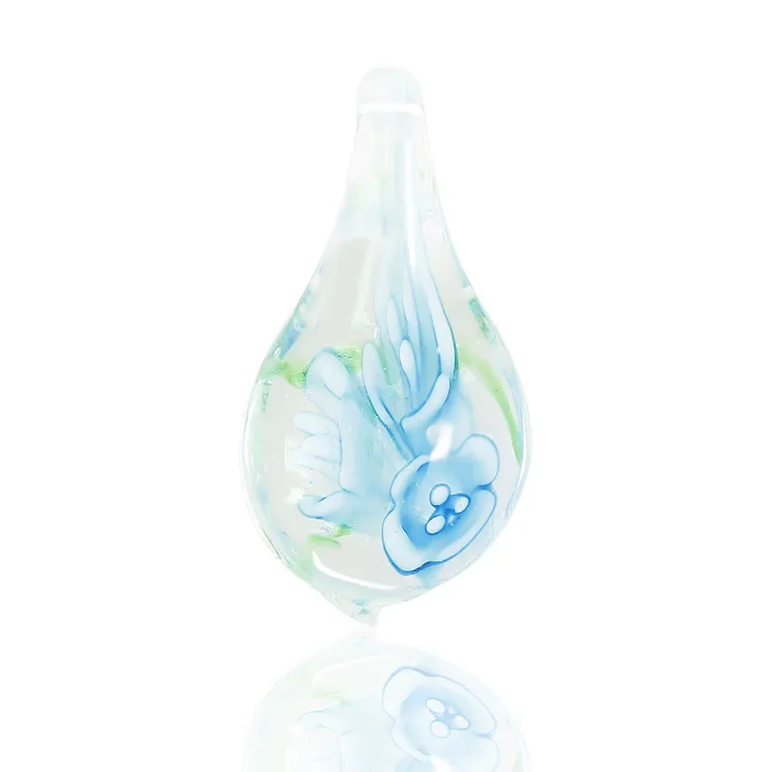 Qianbei Fashion Handmade Murano Lampwork Glass Mixed Color Drop Pendant Fit Earring Necklaces — zdjęcie 2