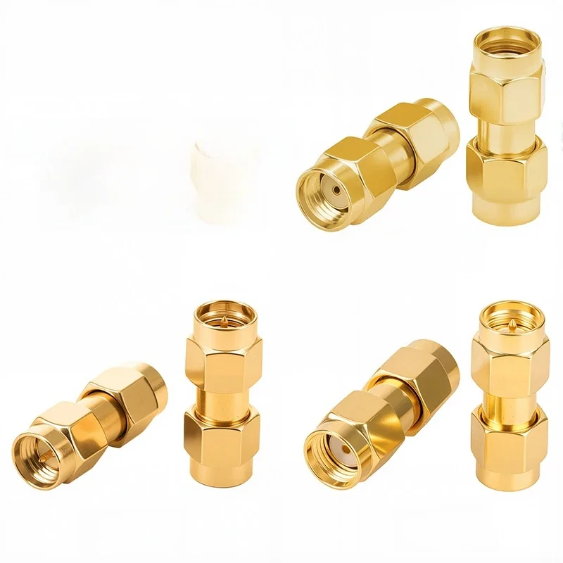 Connecteur adaptateur coaxial RF SMA mâle vers SMA mâle, 5/20/100 pièces