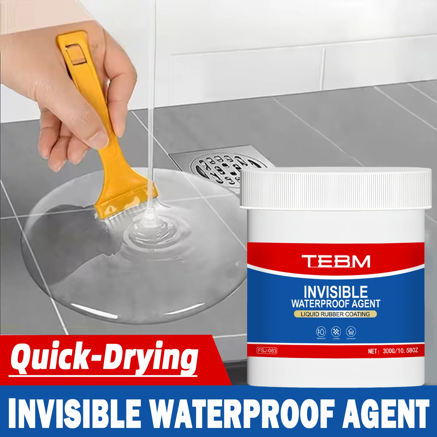 Multipurpose Ceramic Repair Agent Strong Adhesion Floor Repairing Cream Anti-leaking with Scraper for Toilet Bathroom Wall Floor