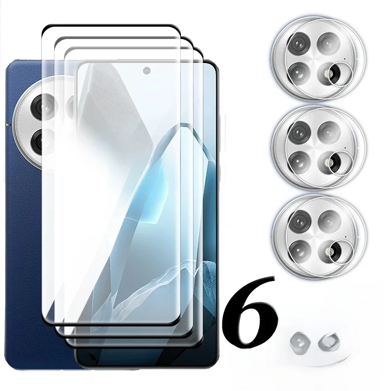 Protecteur d'écran incurvé 3D pour OnePlus 13, film d'objectif, couverture complète, verre guatémaltèque, 11, 12, 13, 5G