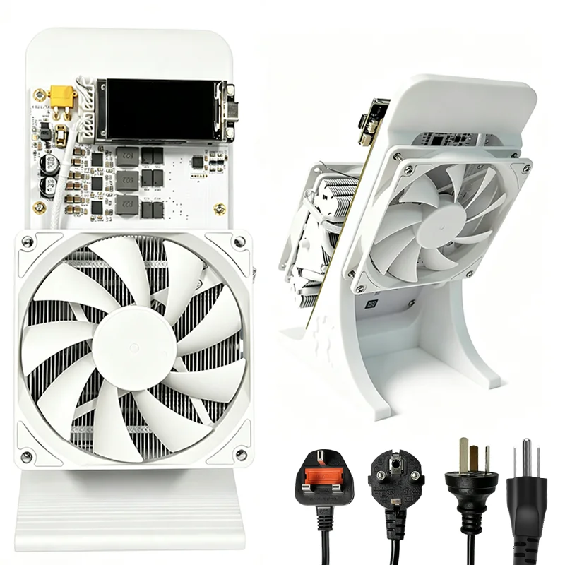 Nerdqaxe++ 6T Hashrate Miner BM1370PA Chip With Cooling Fan LCD Screen Mini Home ASIC Miner