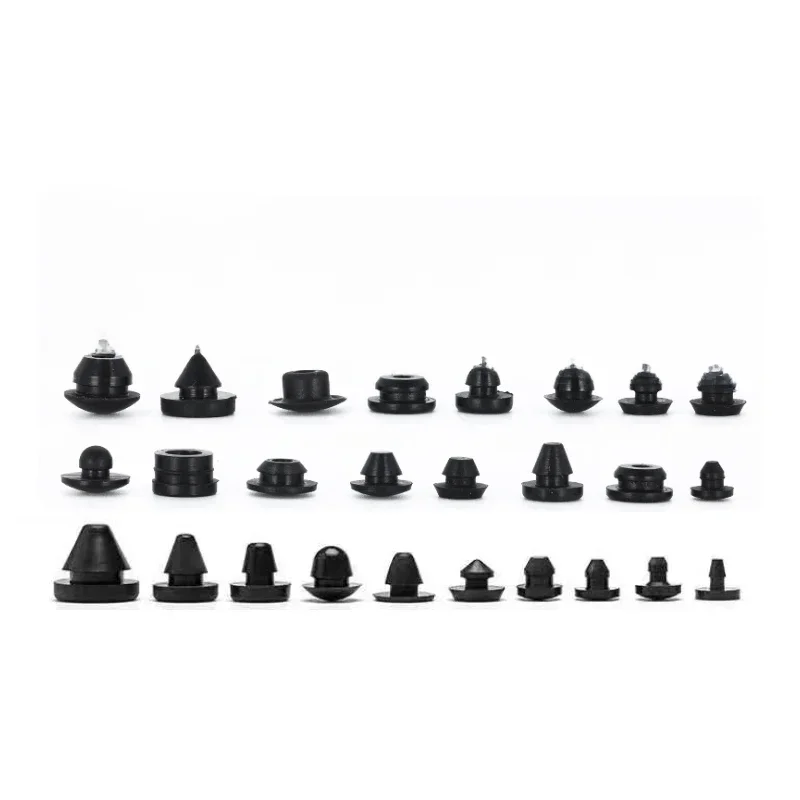 Bouchons en caoutchouc de silicone solide, bouchon de banc, type T, joint encliquetable, 2mm à 16mm