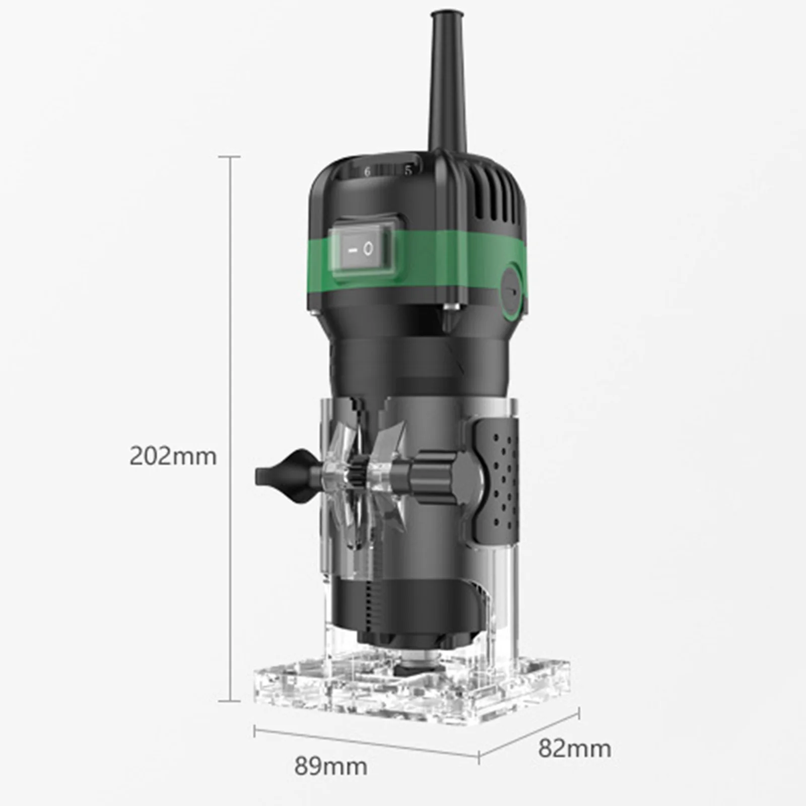 800 واط 6 سرعة آلة التشذيب الكهربائية 33000 دورة في الدقيقة النجارة طحن النقش اليد الخشب حافة راوتر المتقلب المنزل لتقوم بها بنفسك أدوات كهربائية #2