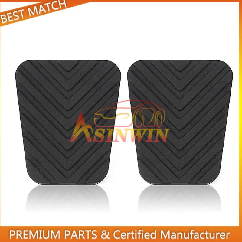 2pcs NEW Brake & Clutch Pedal Pad Cover 32825-36000 3282536000 Fits For Hyundai IX35 Accent Sonata Santa Fe H100 Kia Rio Optima