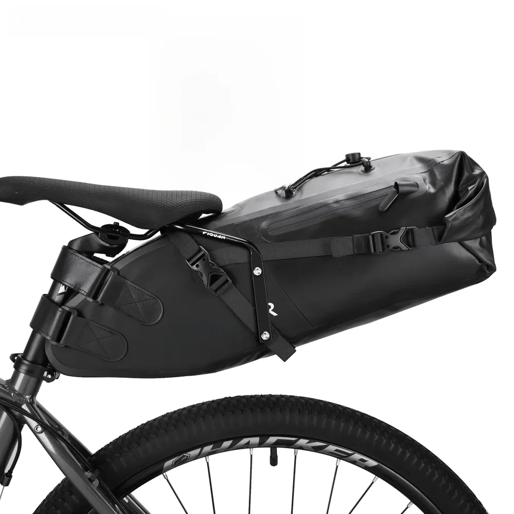 NEWBOLER Fietszadeltas Stabilisator Set Waterdicht 13L Grote Capaciteit Stabieler Voor MTB Racefiets Kan Fit Bidonhouder - afbeelding 2