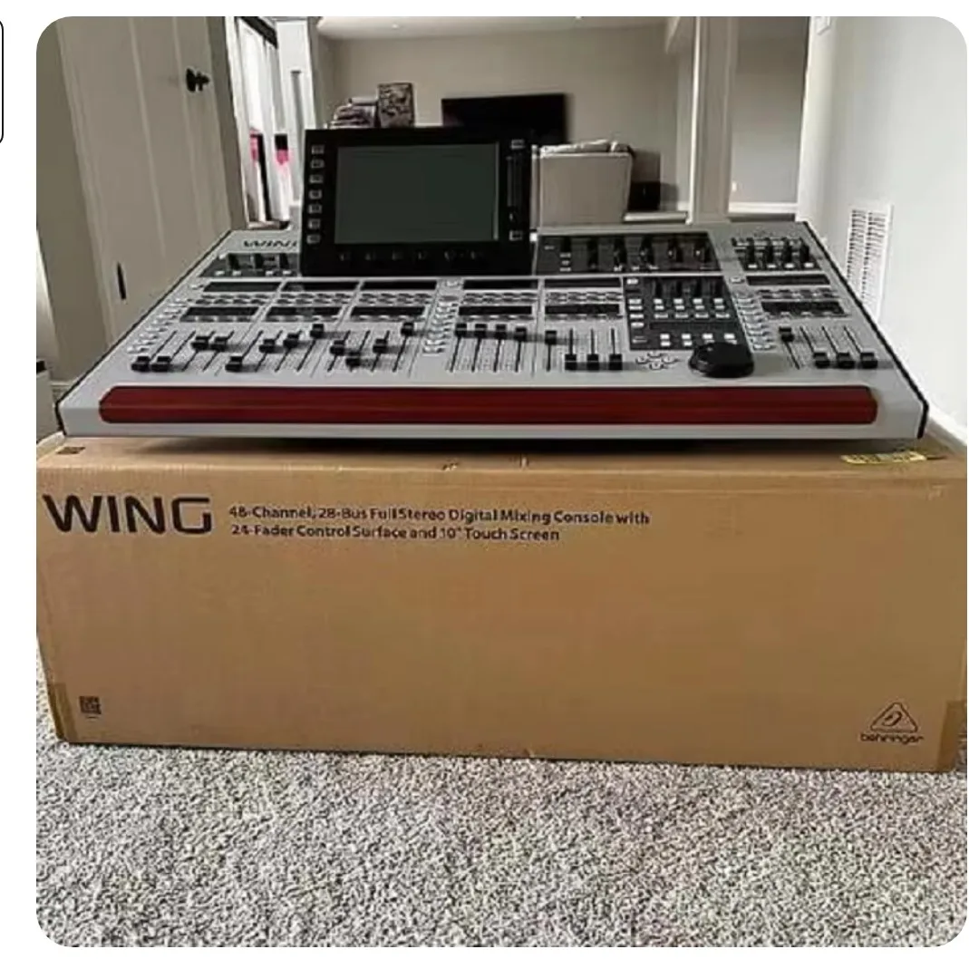 (VENTAS DE OFERTAS)Nuevo mezclador digital Behringers WING de 48 canales en stock