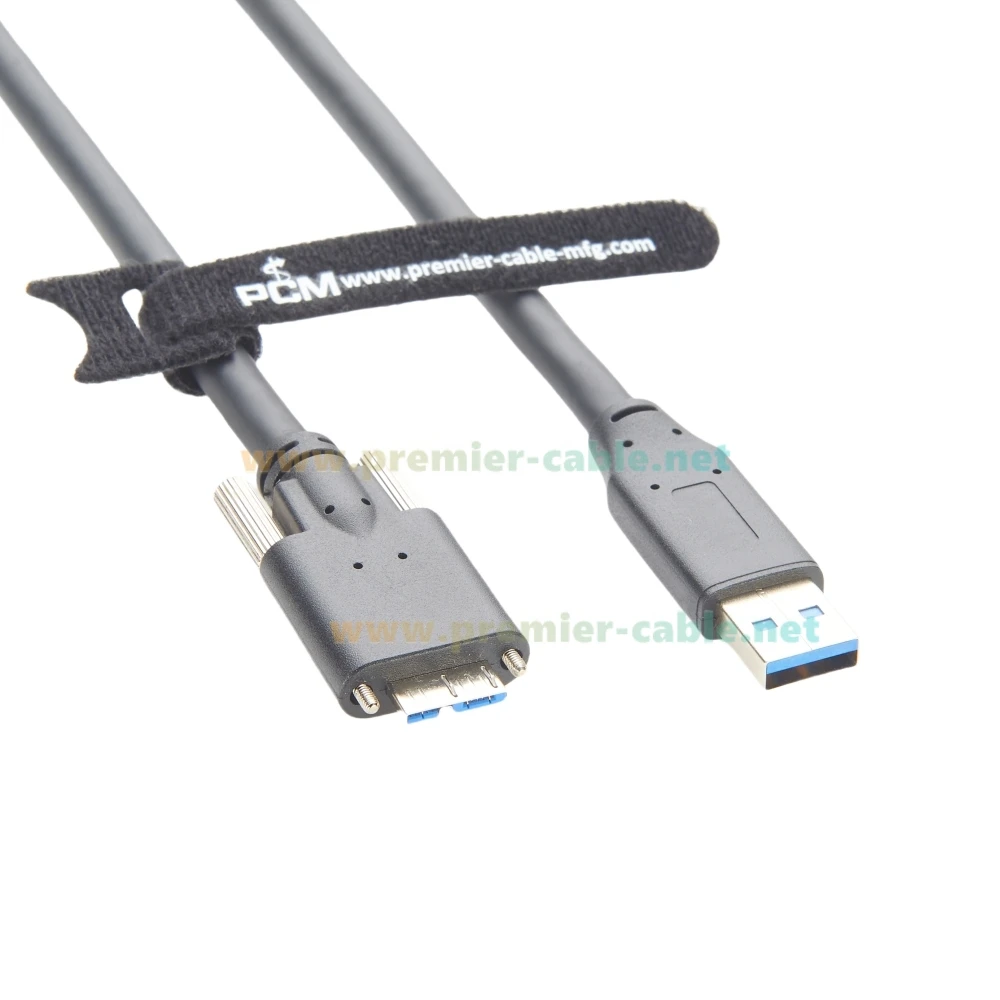 برغي لوحة جبل نشط USB 3.0 تمديد كابل نوع ذكر إلى مايكرو USB ذكر مكرر الحبل مع شرائح مكبر صوت أحادي