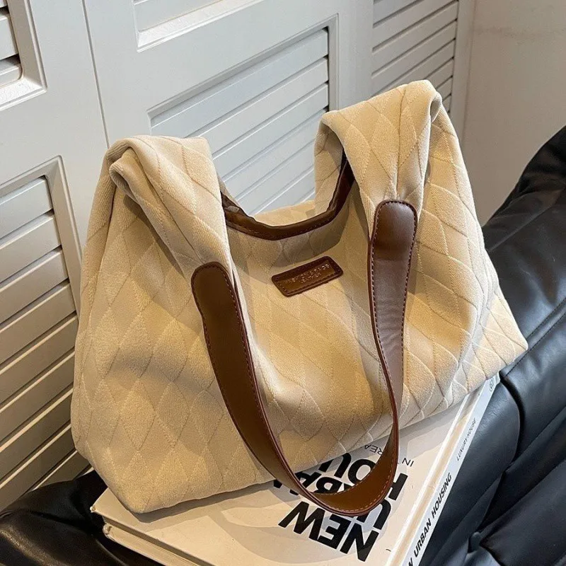 

Canvas Tote New Shoulder Bag Square Hand Bag Ladies Underarm Sac Design Ladies Bag Shipping Free Women'S Handbags Fashion 2024