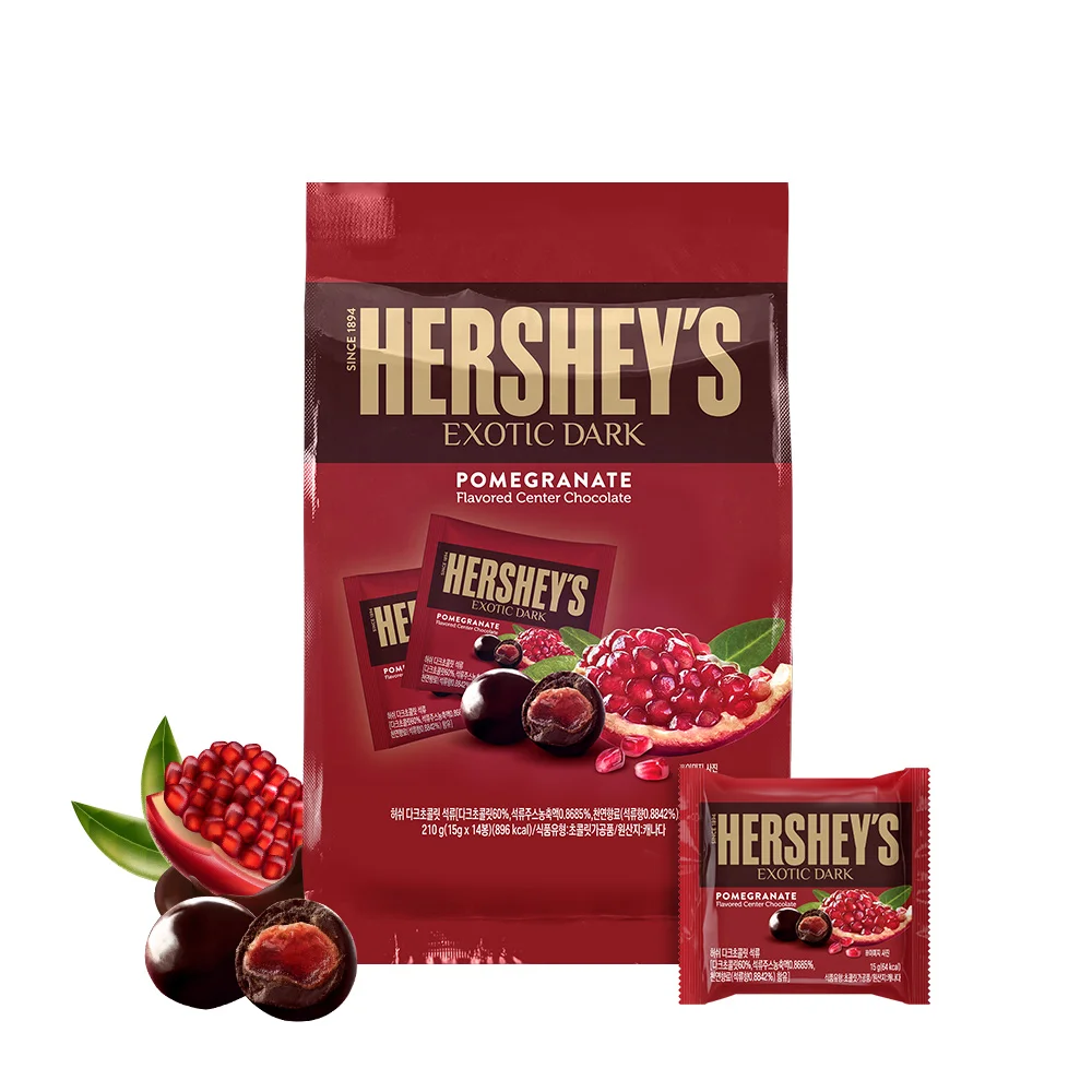 Hershey Dark Chocolate Pomegranate 210g x 4 pieces