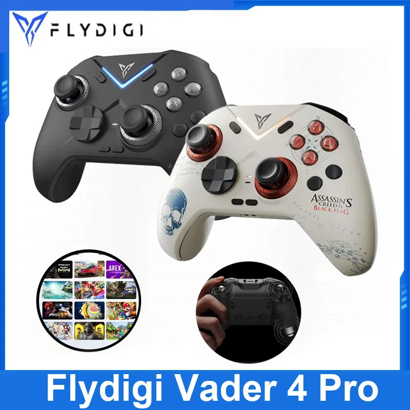 

Новый контроллер Flydigi vдер 4 Pro, вибрирующий триггерный переключатель, Беспроводная игровая ручка, поддержка ПК/переключателя/мобильного телефона