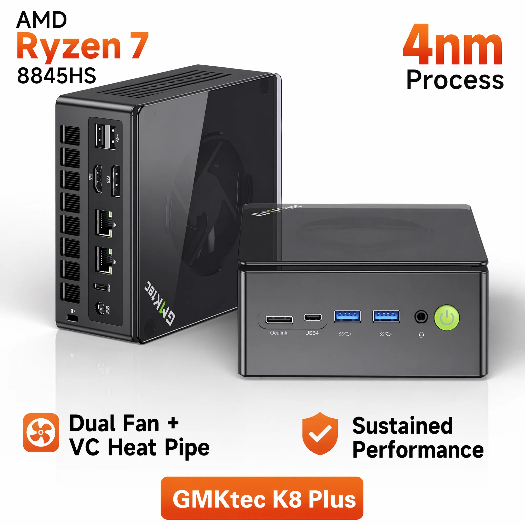 Mini PC GMKtec Ryzen 7 8845HS