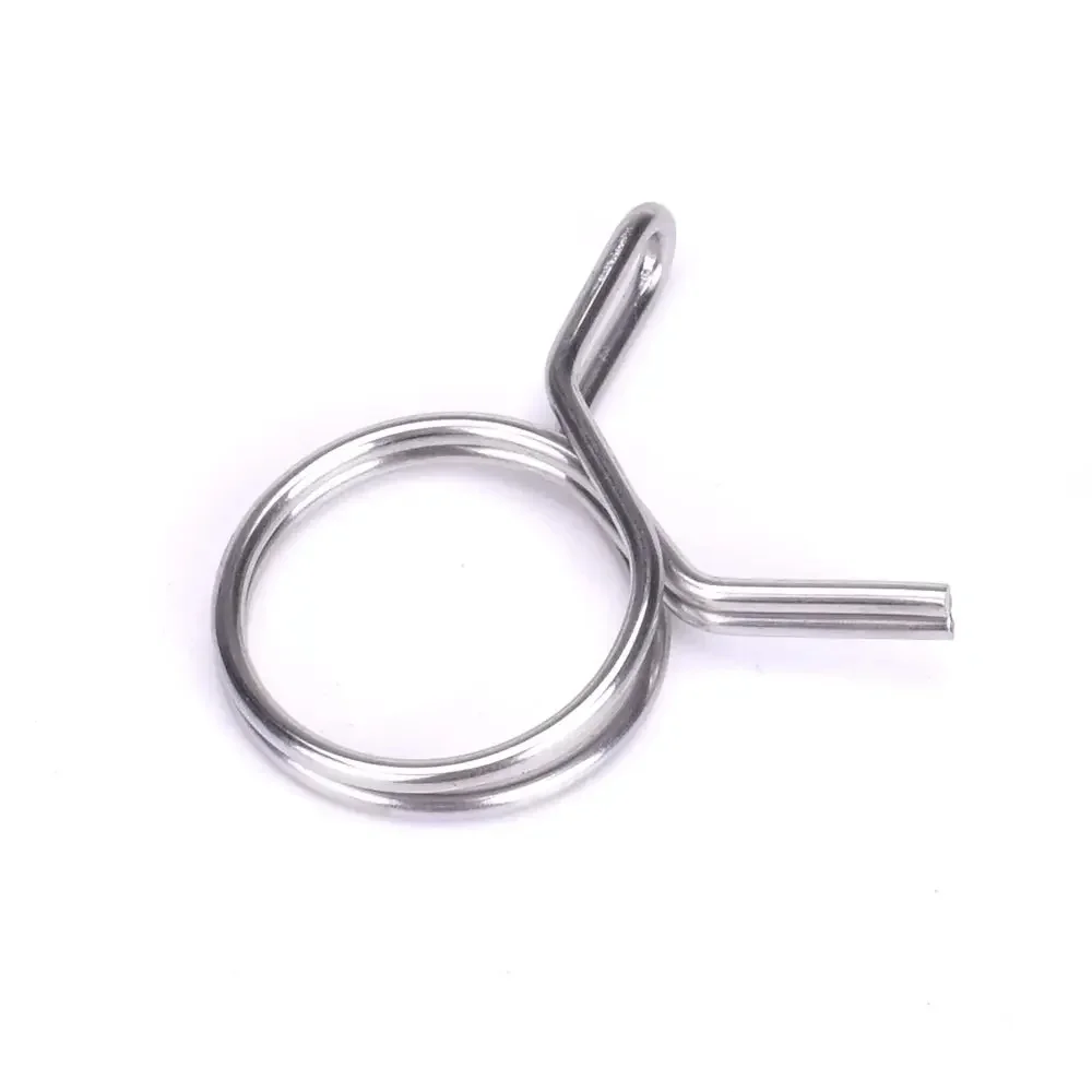 Colliers de serrage pour tuyaux en acier inoxydable, 5mm-14mm, 10 pièces, pinces à ressort pour tubes, colliers de serrage pour conduites de carburant, colliers de serrage pour tuyaux d'étanchéité,