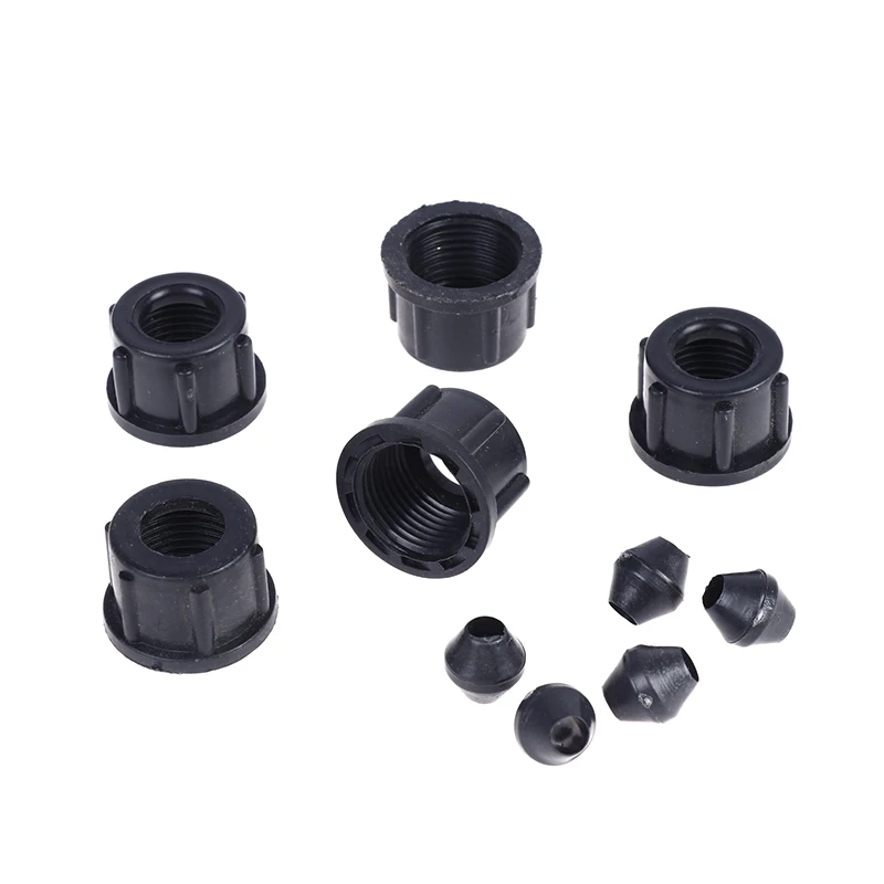 10pcs Agricultural Sprayer Tube Connector Nut Pipe Plug Water Pipe Internal 18mm
