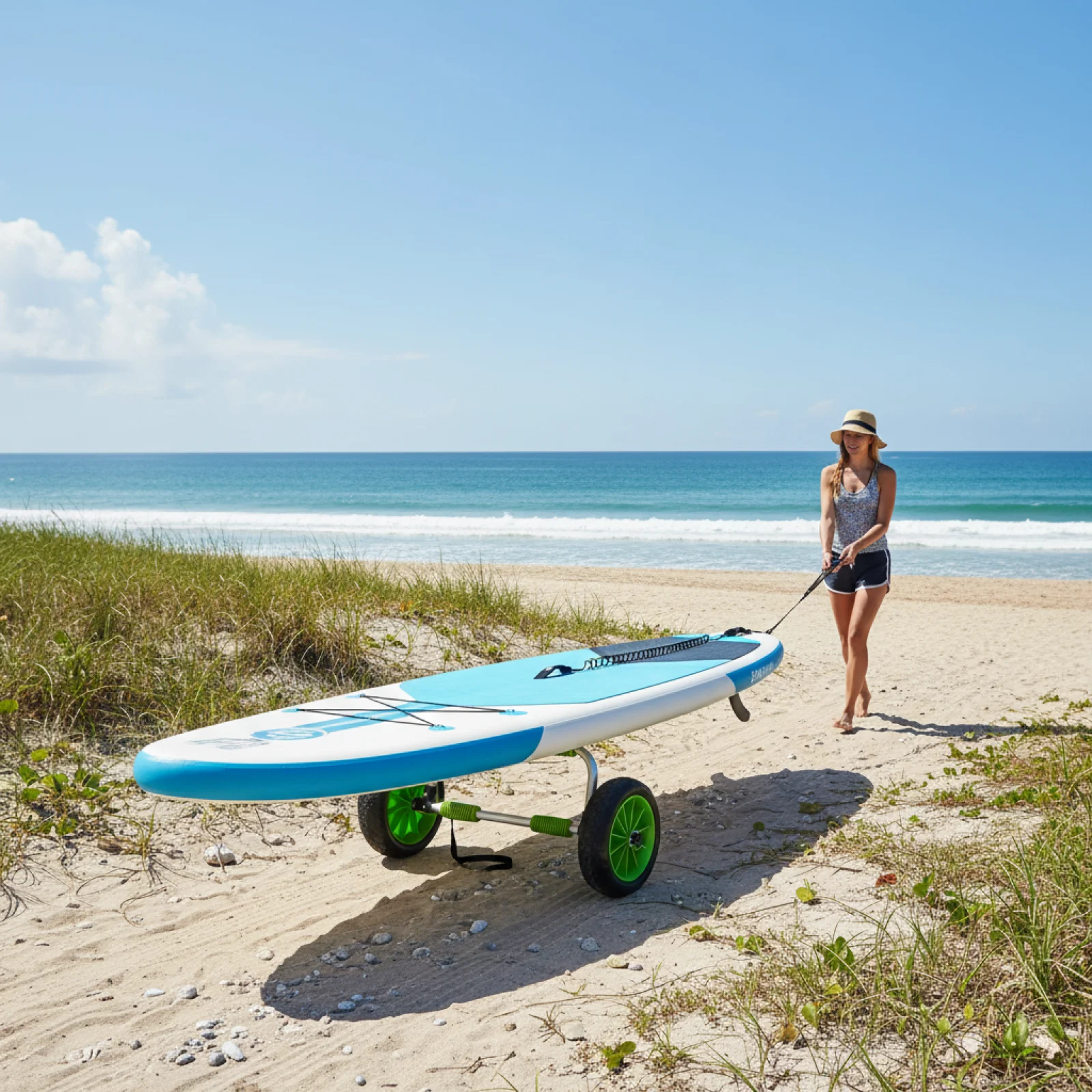 

Kayak Cart Kayak Trailer Practical Professional Durability Canoe for Paddle Board Outdoor Water Sports Kayaking