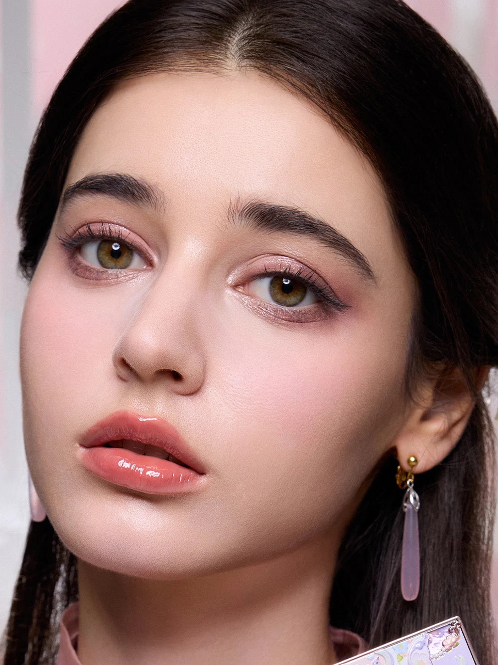 Paleta de Sombras Flower Knows Butterfly Cloud 6 Cores Matte e Brilhante Alta Pigmentação à Prova d'Água Maquiagem Estilo Kawaii Fairycore para Olhos Femininos