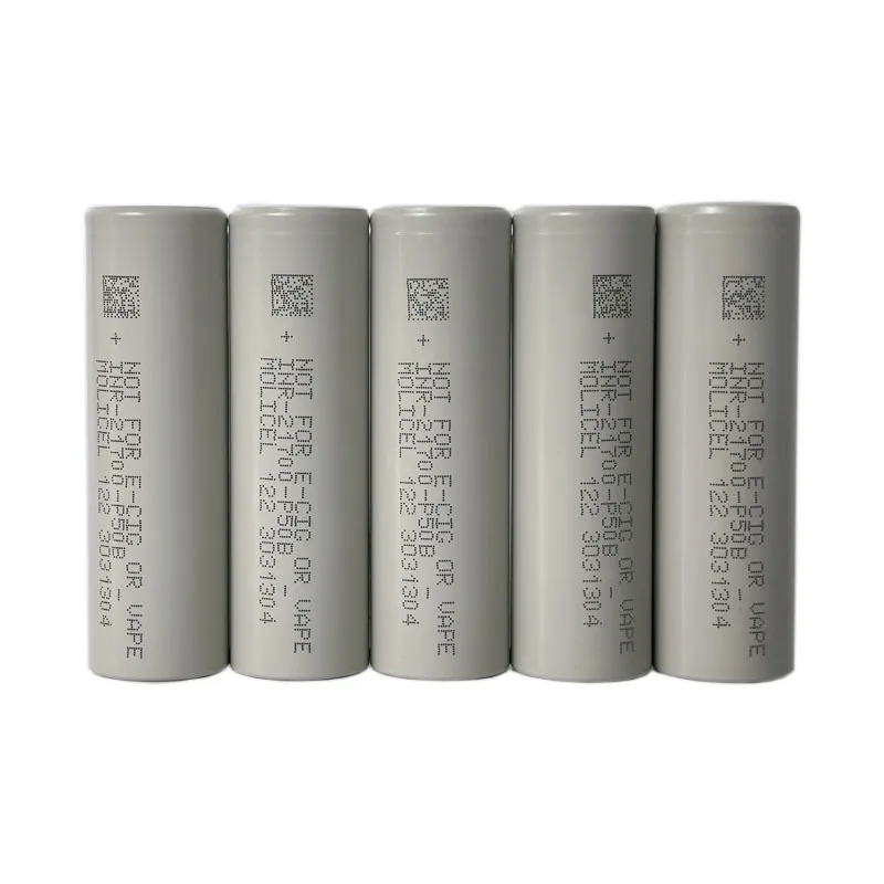 Original Molicel P50B 5000mAh 21700 Rechargable Battery 60A High Discharge INR21700 Li-ion Batteries 5C Low Temperature Cells